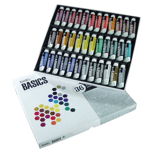 Liquitex&#xAE; BASICS Acrylic Color Set, 36 Count
